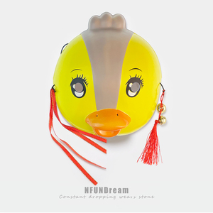 鸭子面具手工制作图图片