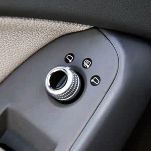 原厂适配奥迪a4l q5倒车镜开关 电动后视镜调节开关 银色电镀单独