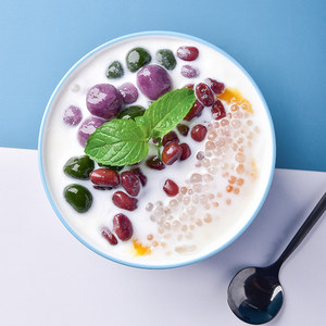 水妈妈白西米粒500g小西米 芋圆水果捞椰浆西米露木薯粉 奶茶原料