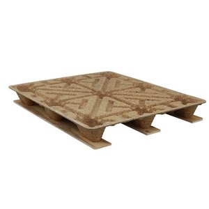 外贸出口川字模压托n盘竹木纤维免熏蒸物流托盘叉车木质托盘现货