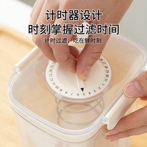 日本工艺希腊酸奶过滤器小型冷萃自制酸奶碗乳清分离器食品级滤布