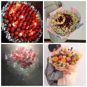 江门市情人节水果车厘子草莓花束同城送台山鹤山开平市恩平市花店