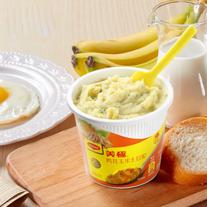 美极土豆泥45g*12盒粉鸡茸玉米味冲泡即食食品方便速食@chi