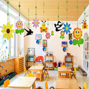 幼儿园室内吊饰简单图片