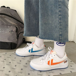 回力鸳鸯鞋女ulzzang小众百搭双色板鞋港风潮流ins高帮超火运动鞋