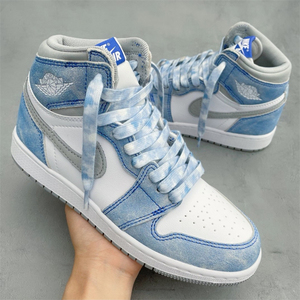 air jordan 1 aj1 水洗蓝 薄荷糖 雾霾白蓝灰 575441 555088402