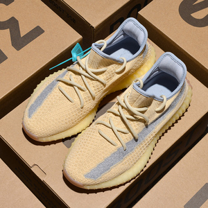 2022年新款椰子鞋350春夏季麻布奶油黄色氧化天使软底莆田男女鞋