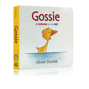 小鹅戈西和朋友们 Gossie A gosling on the go 英文原版绘本 纸板书 动词重复句型 英语启蒙绘本 Olivier Dunrea 常青藤爸爸书单