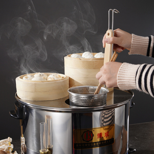 小笼包蒸锅早餐店馒头蒸笼流动摆摊台式蒸包子机大蒸屉商用蒸包炉