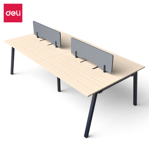 【7折】得力(deli)办公桌组合单人双人职员桌简约现代四人桌