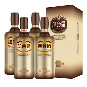 白酒 丛台酒41度窖龄原浆(10)酒480ml*4瓶整箱装河北邯郸特产酒