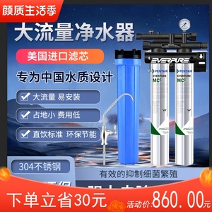 爱惠浦MC2双联净水器奶茶店直饮水商用大流量过滤净水机