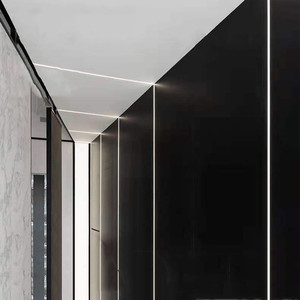 欧普线性灯嵌入式暗装led线型灯条形明装铝合金灯槽客厅线形灯带