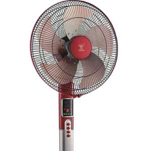 钻石牌落地扇家用静音18寸大风力遥控铝叶电风扇摇头铁叶铜7apo