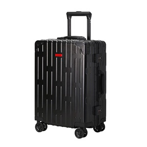 红谷铝合金拉杆箱万向轮行李箱男女24密码登机箱20寸硬箱子可开票