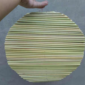 新高粱杆a软盖帘竹子帘子篦子圆形餐垫电饭锅蒸笼蓖帘笼屉蒸锅垫