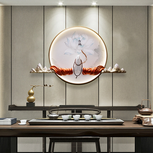 新中式装饰画禅意现代中式