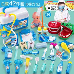病用的儿童小玩具打针输液仿真医生套装医药箱女孩过家家听诊器.