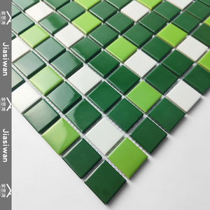 彩色陶瓷马赛克网红瓷砖户外花园墙砖卫生间红橙黄绿纯色餐厅地砖