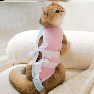 猫咪绝育服手术母猫公猫透气宠物术后服防舔伤口薄款防掉毛猫衣服