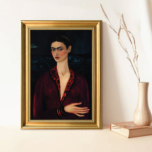 璞图复古框人物肖像装饰画卧室床头阳台摆台书房挂画餐厅客厅壁画