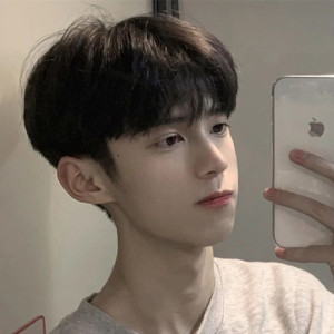 假发男短发韩版帅气逼真自然齐刘海男士短卷发蓬松学生日常全头套