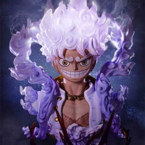 海贼王手办五档尼卡路飞胸像gk太阳神lt魂殿雕像模型摆件玩具礼物