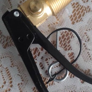 co2阀门/二氧化碳灭火器压把侧表阀门/diy配件非一体阀送软弹包邮