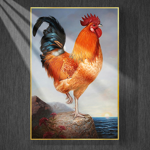 鸡画装饰挂画