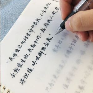 字帖樱花字体行楷行草字体钢笔书法练字临摹本秀气女孩成人
