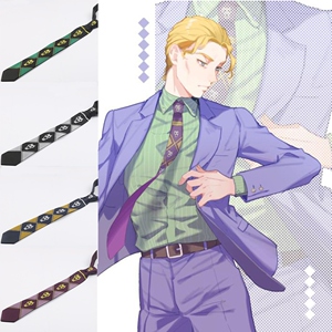 日版jojo奇妙冒险吉良吉影领带承太郎皇后黄金之风动漫二次元jk