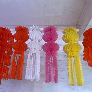 清明吊花纸灯笼祭祀殡葬用品灯上坟坟飘灯笼各种各样吊纸吊子挂清