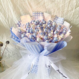 一束花送男朋友七夕情人节创意棒棒糖花束diy材料包全套手工礼物