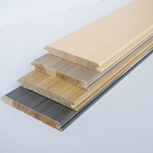 简研白色护墙板墙裙板桑拿板装饰木板墙面集成板吊顶板实木烤漆墙