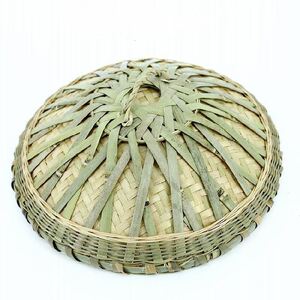 竹编加高锅盖柴火鸡双层竹w子制品蒸盖甑盖缸盖子特惠包邮竹篾新