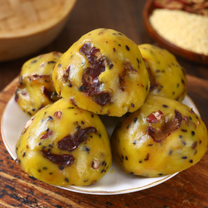 东北大黄米粘窝窝头杂粮粗粮手工年糕粘豆包儿童早餐减脂代餐主食