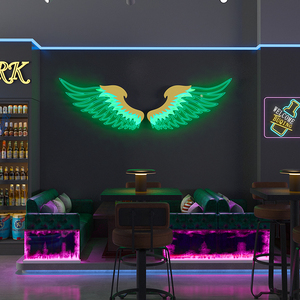 舞台装饰壁灯个性餐厅酒吧ktv背景墙造型灯七彩氛围灯电竞墙壁灯