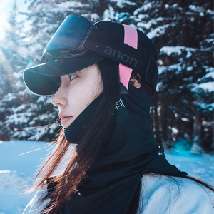 awka滑雪护脸面罩头套围脖防寒防风秋冬滑雪护具装备男女同款
