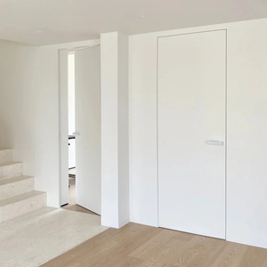 背景墙隐形门暗门极简窄边无框门轻奢卧室门免漆室内涂料门铝木门