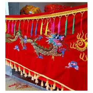 好货同款棺罩龙凤刺绣全罩棺材罩平绒布料殡葬用品大号小号棺罩
