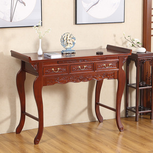 农村中堂简约现代实木供桌新中式家用佛台现代简易供桌香案经济型