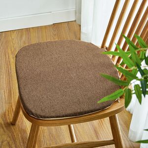 莎椅坐垫北欧实木椅子四麻透摩棉季家u用按气网夏季.