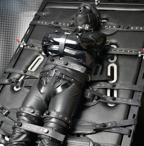 情趣sm乳胶衣全包重口味服装男女通用调教亮皮全身绑带固定衣服女