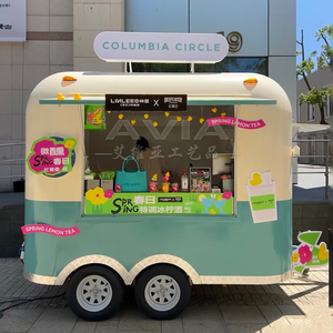 云仓移动售卖车飞机翼小吃摆摊车胶囊咖啡奶茶商用冰淇淋冷饮餐车