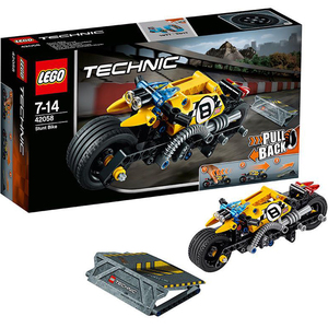 乐高拼装积木42058创意系列 特技摩托车 赛车带回力 模型玩具现货