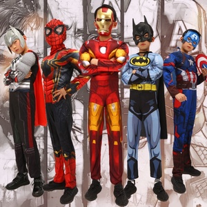 万圣节儿童服装复仇者联盟cosplay超级英雄钢铁蜘蛛侠擎天柱