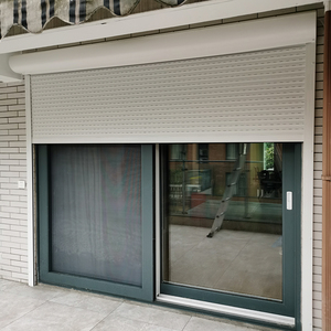 防盗遮阳卷帘窗铝合金电动别墅阳台卷帘门家用车库露台防盗卷闸门