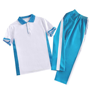 现货学院风韩版中学生夏季校服短袖 普宁二中初中部校裤套装休闲