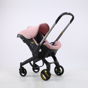 宝宝0-12个月 四合一 四轮 铝合金车架 可换向 婴儿推车