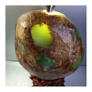 岫玉原石摆件天然玉石裸石毛料岫岩玉摆件办公桌装饰工艺品礼物